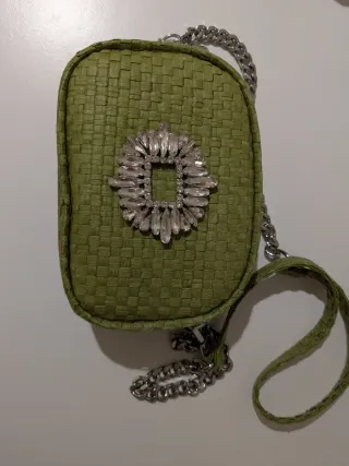 Bolso Joya Zara Verde Nuevo