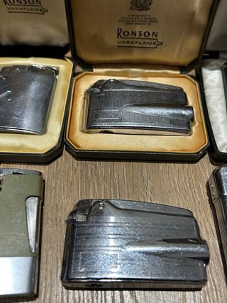 Lotto 6 accendini Ronson Veraflame vintage