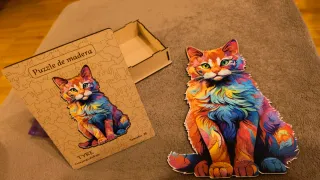 Puzzle de Madera Gato TYRE Tamaño M