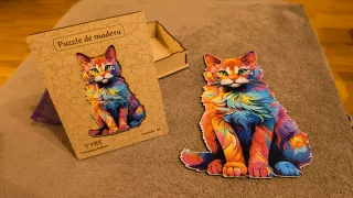 Puzzle de Madera Gato TYRE Tamaño M
