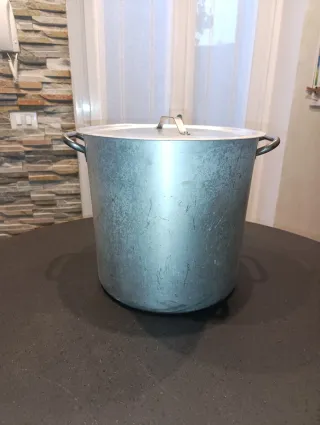 Pentola Alta in Metallo Agnelli diametro 36  s 5mm