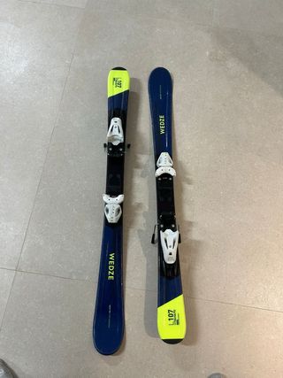 Esquís y botas esquiar niñ@ unisex