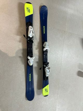 Esquís y botas esquiar niñ@ unisex