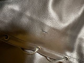 Pantalones de cuero con cordones