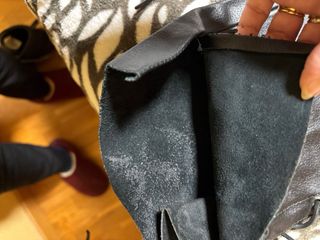 Pantalones de cuero con cordones