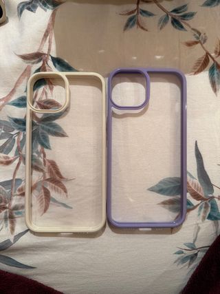 Fundas iPhone 14 transparentes (2 unidades)