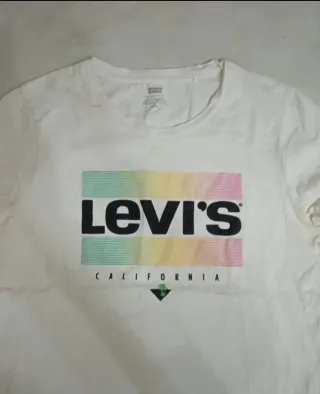 T-shirt Levi's bianca con logo California