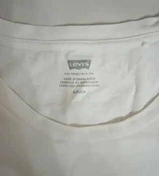 T-shirt Levi's bianca con logo California