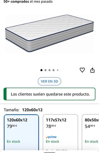 Cama infantil IKEA con colchón.