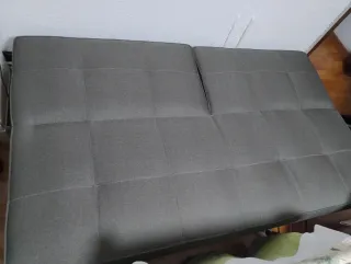 Sofá-cama verde multiposición