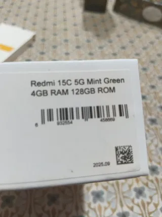 Xiaomi Redmi 15C 5G 4GB Verde