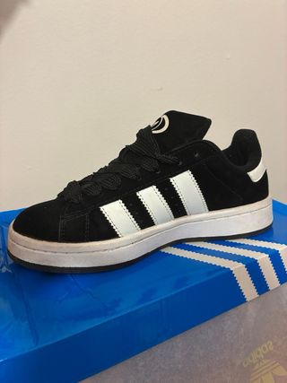 Adidas Campus 99 Zapatillas Negras Blancas