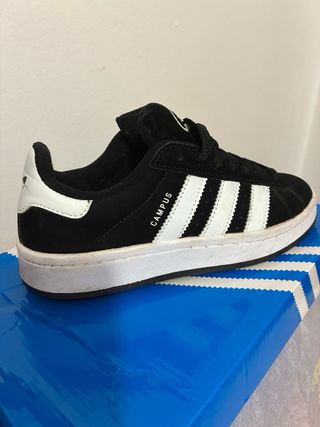 Adidas Campus 99 Zapatillas Negras Blancas