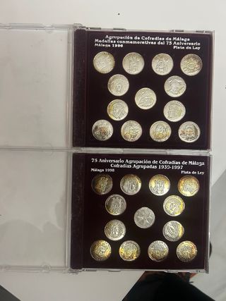 Medallas Cofradías Málaga Plata Ley