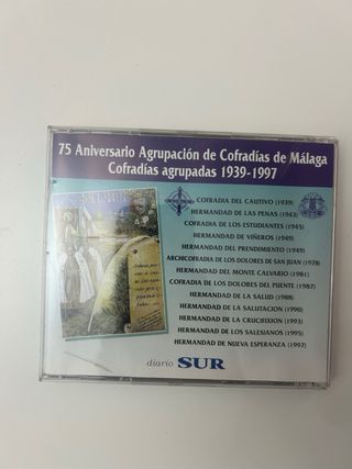 Medallas Cofradías Málaga Plata Ley