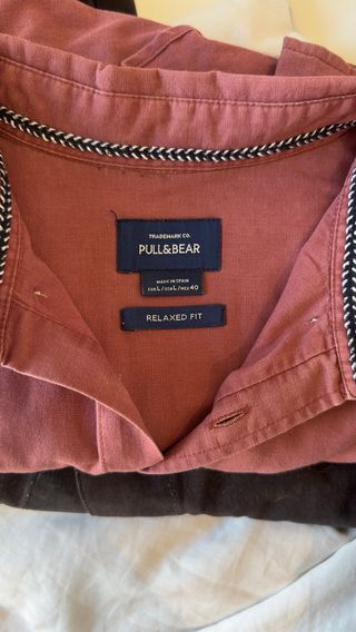 Camisa Pull&Bear rosa talla L