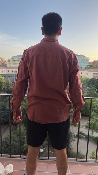 Camisa Pull&Bear rosa talla L