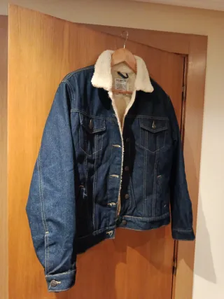 Cazadora vaquera forrada