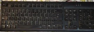 Teclado y Pantalla PC Negro