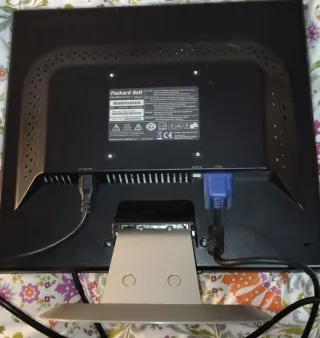 Teclado y Pantalla PC Negro