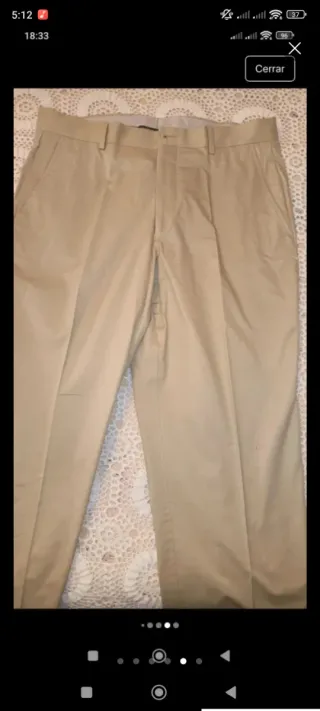 Traje de Hombre Completos Beige/Marrón