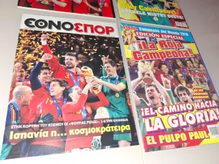 4 revistas españa mundial 2010 campeona mundo