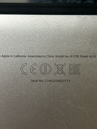 MacBook Pro 13” Early 2011 A1278