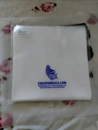 Exteriores 100 Fundas vinilo LP Antiestáticas