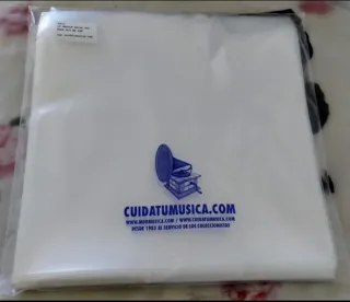 Exteriores 100 Fundas vinilo LP Antiestáticas