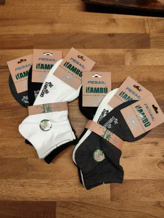 Calcetines tobilleros Bambú PESAIL Talla 40-46