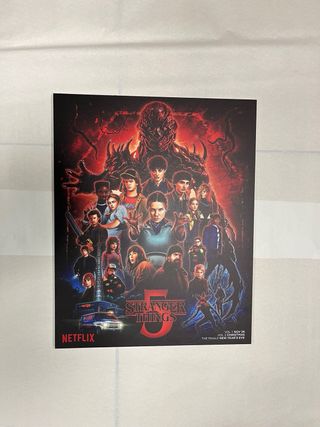 Cartel Poster Stranger Things Temporada 5 Netflix