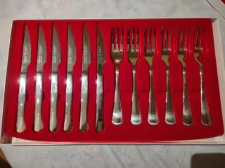 Cubertería Tenedor y Cuchillo x12 NUEVA