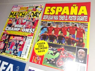 4 revistas españa mundial 2010 campeona mundo