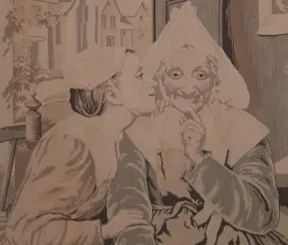 Pareja de Tapices Antiguos