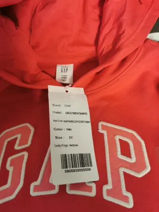 Sudadera Gap Niña Talla 3 Años