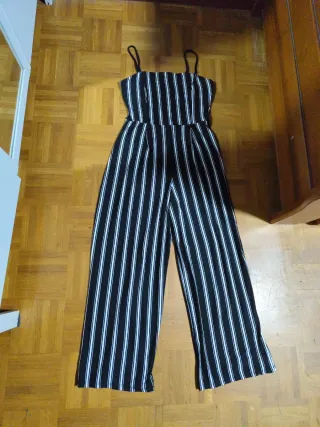 Mono Bershka rayas blanco y negro Nuevo