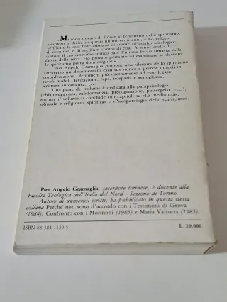 Libro "Lo spiritismo"