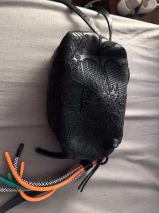 Bolso Desigual Piel Negro Multicolor