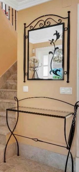 3 Consolas Hierro y Cristal + Espejo