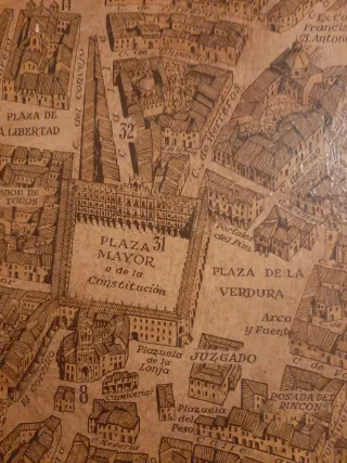 Litografía Salamanca 1858