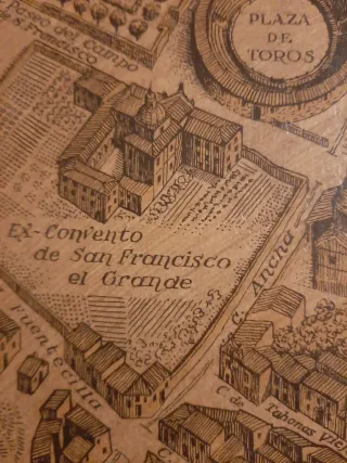 Litografía Salamanca 1858