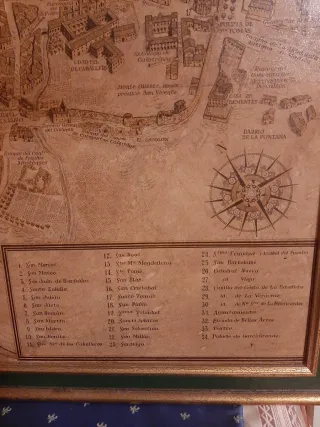 Litografía Salamanca 1858