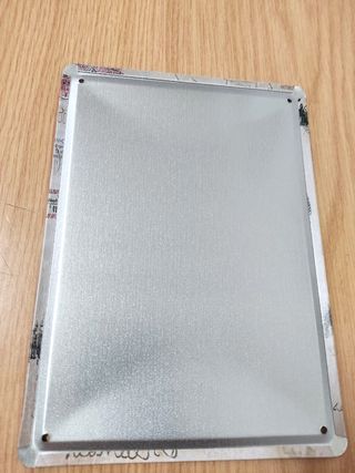 Placas de Metal Decorativas