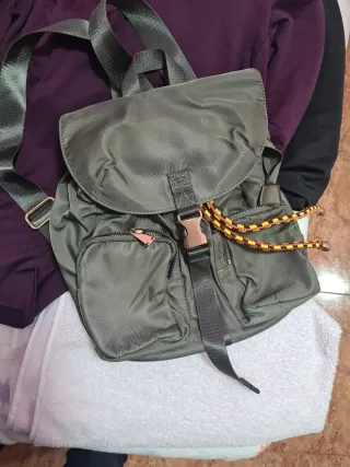 Mochila verde militar impermeable