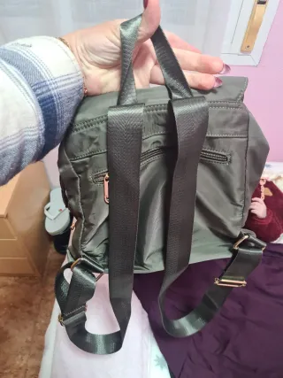 Mochila verde militar impermeable