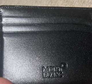 Cartera Montblanc Piel 6 Tarjetas