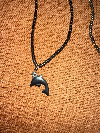 Pack 2 collares con colgante de delfín