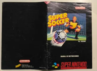 Super Soccer Super Nintendo PAL