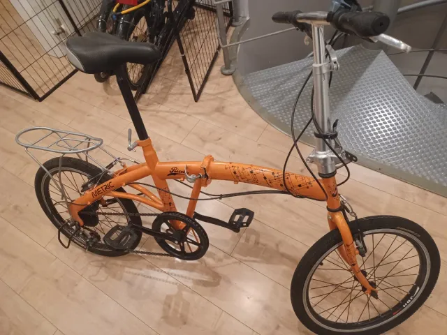 Bicicleta Plegable Riscko Metric Naranja