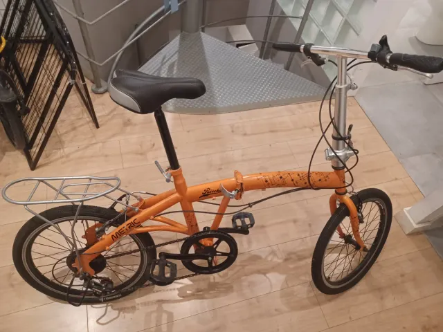 Bicicleta Plegable Riscko Metric Naranja
